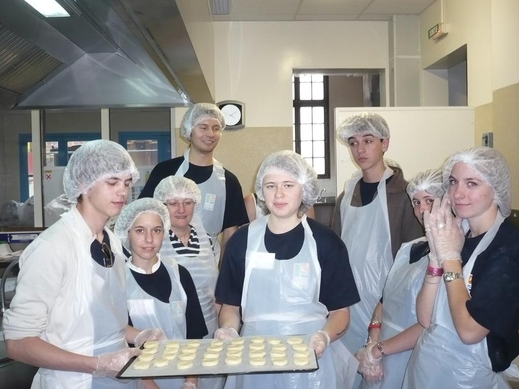 Les cookies prêts à passer au four